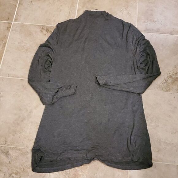 Vintage Suzie mock neck grey long sleeve top - Picture 6 of 6